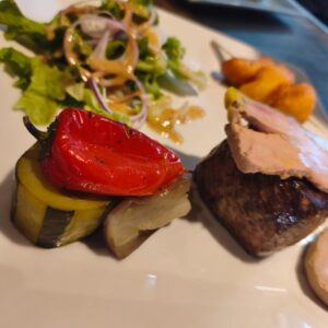 Filet de Boeuf au duo de Foie Gras