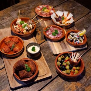 Assortiment des 4 tapas pour 2 pers.